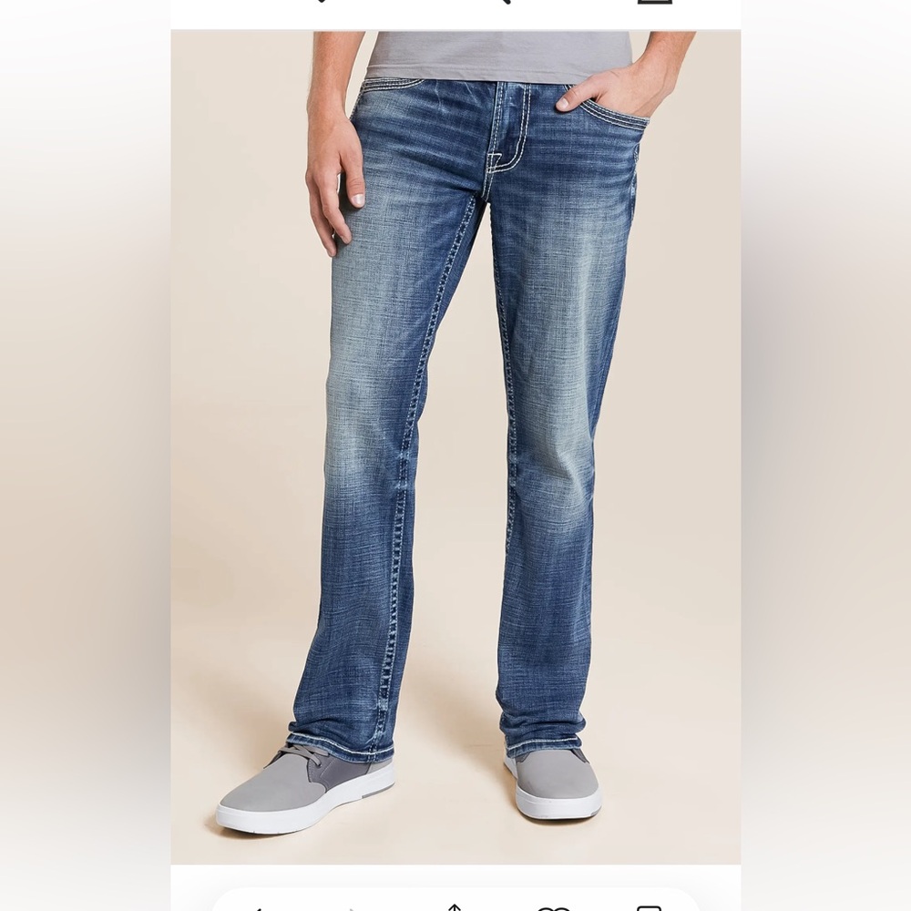 Buckle/Salvage Men's Blue Jeans